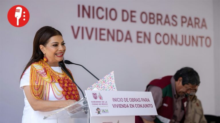 Clara Brugada anuncia la creación y rehabilitación de 4 mil 500 viviendas del Centro Histórico