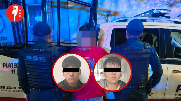 Frustran robos en Álvaro Obregón y detienen a tres sospechosos