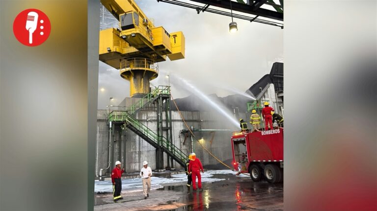 Incendio en la refinería Olmeca: situación bajo control