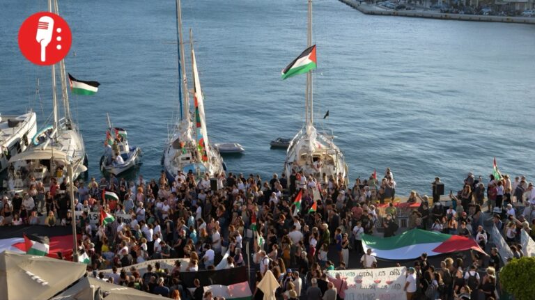 Barcos de la Global Sumud Flotilla partieron hacia Gaza