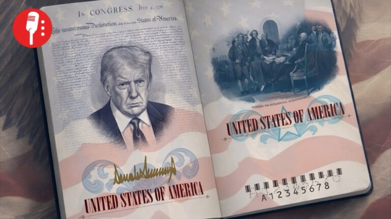 Pasaportes conmemorativos de Trump para el 250 aniversario de EUA