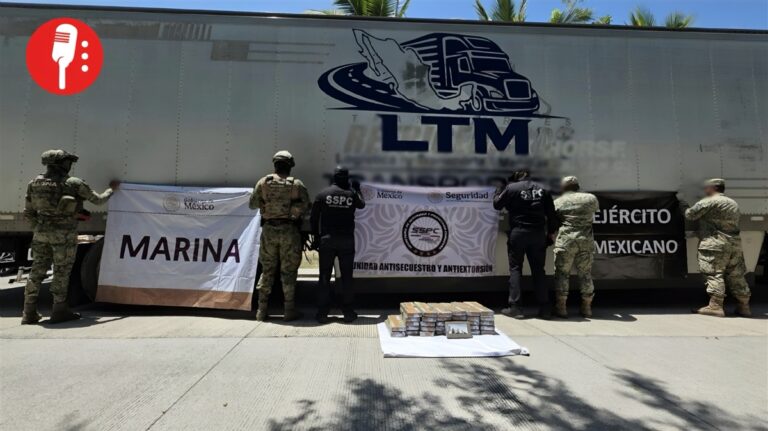 Incautan 65 kilos de cocaína en Colima