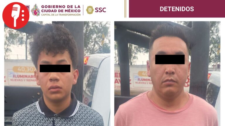 Detienen a dos presuntos responsables de multihomicidio en Iztapalapa