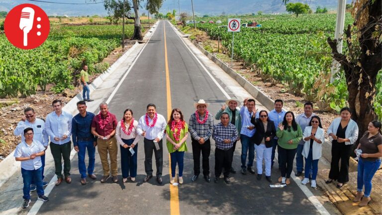 Morelos entrega rehabilitación de camino a San Agustín Amatlipac