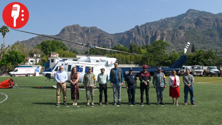 Morelos mejora capacidad de respuesta ante incendios forestales con helicóptero rehabilitado