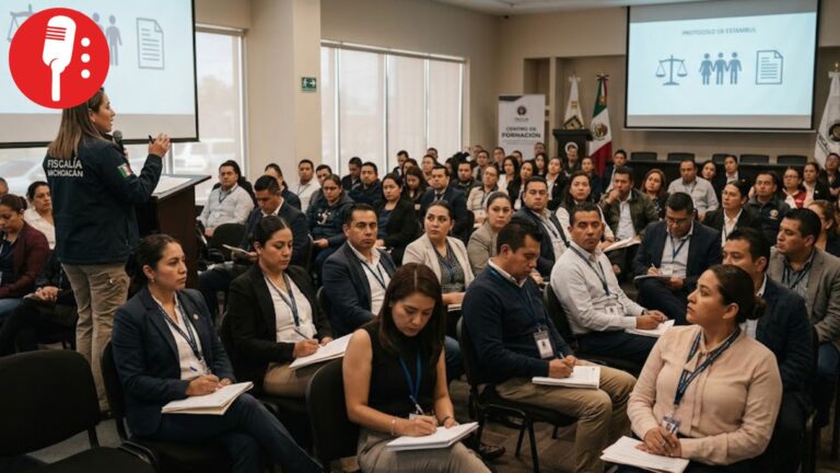 Fiscalía de Michoacán capacita 219 servidores públicos con Protocolo de Estambul