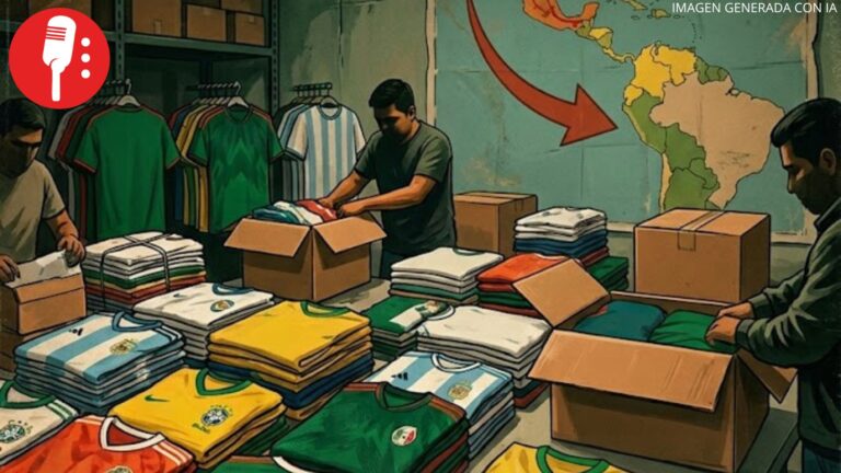 Playeras piratas del Mundial: narconegocio que sigue la misma ruta que el fentanilo