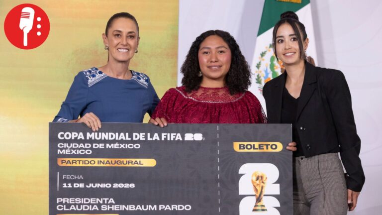 Sheinbaum y Katia Itzel ponen al futbol femenino al centro del Mundial