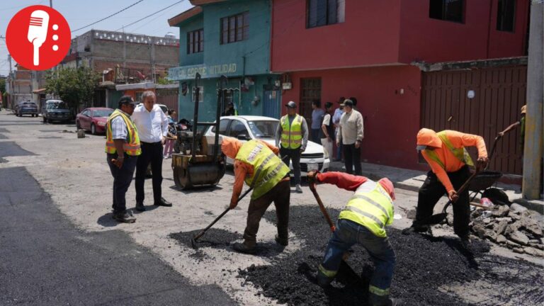 “BacheAndo” refuerza reparación de calles en Puebla capital