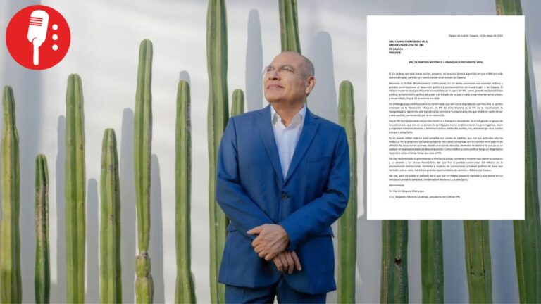 PRI se desmorona en Oaxaca; exsecretario de Salud rompe con Alito Moreno