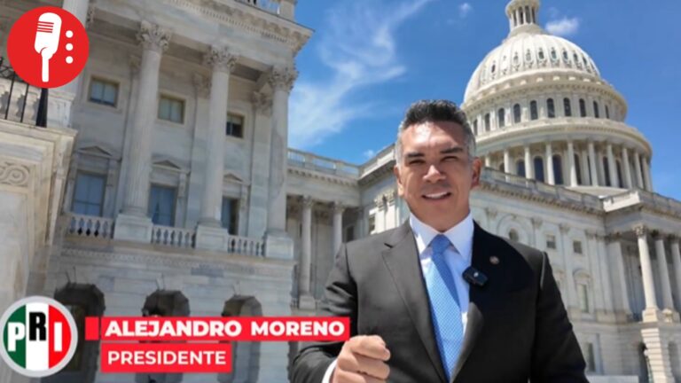 Alito Moreno busca protagonismo en Washington y evade desastre del PRI