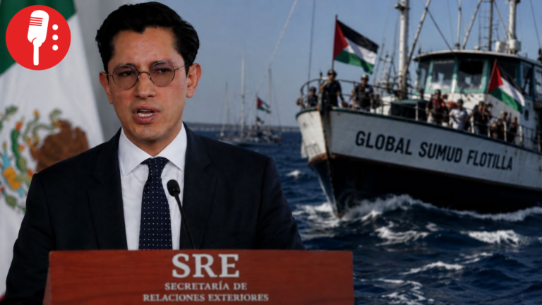SRE exige respeto a mexicanas detenidas tras interceptación de flotilla rumbo a Palestina