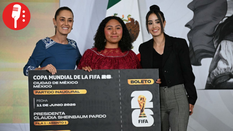 Sheinbaum, única mandataria en el mundo en regalar sus entradas al Mundial