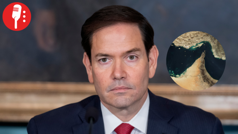 Marco Rubio rechaza control iraní sobre el estrecho de Ormuz