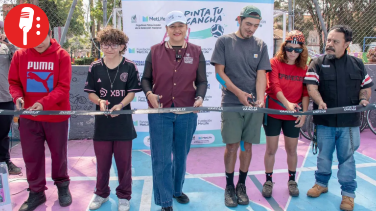 Rehabilitación de cancha de Bici Polo en Azcapotzalco