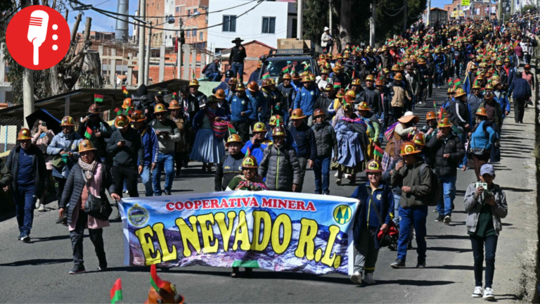 Mineros paralizan La Paz en protesta contra el Gobierno