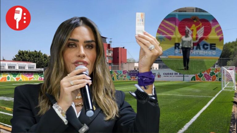 Alessandra Rojo de la Vega se fusila trabajos de obra pública hecha por el Gobierno de la CDMX