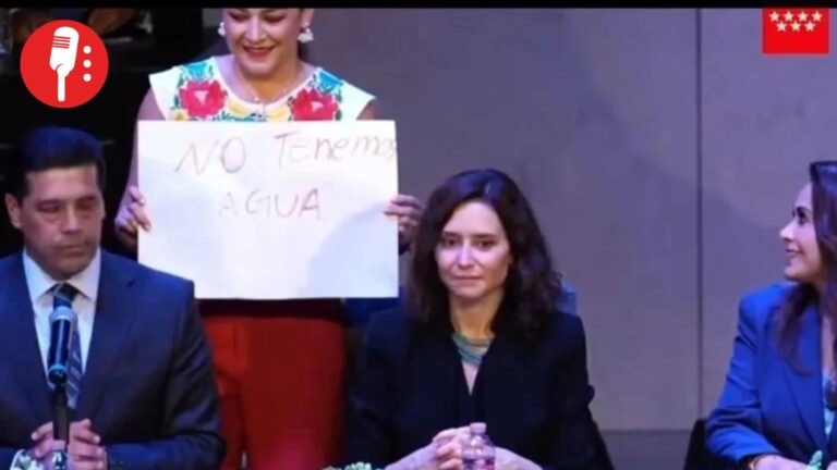 Regidora de Morena interrumpe evento de Ayuso en Aguascalientes