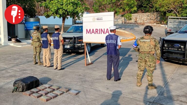 Marina intercepta cargamento de cocaína frente a costas de Huatulco, Oaxaca