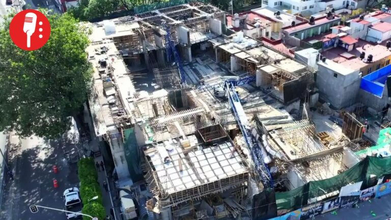 Colapso de grúa en Roma Sur deja cuatro lesionados; evacuan a más de 170 trabajadores