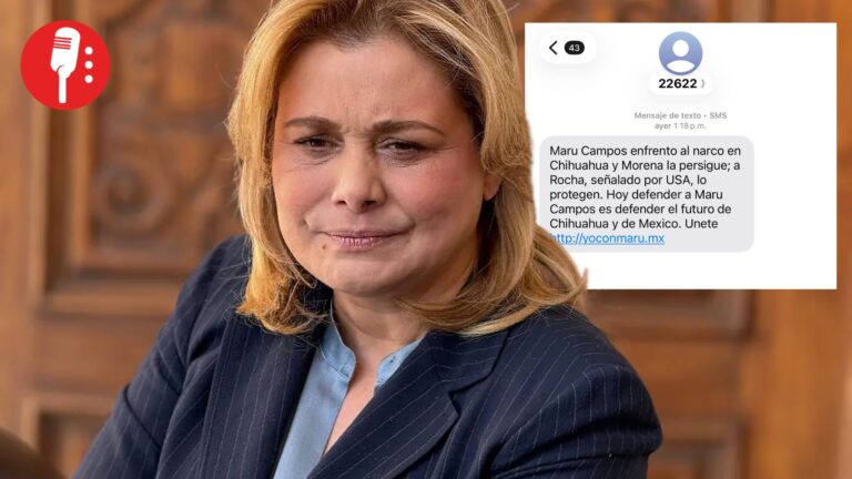 Envían SMS masivos y lanzan portal de respaldo político a Maru Campos