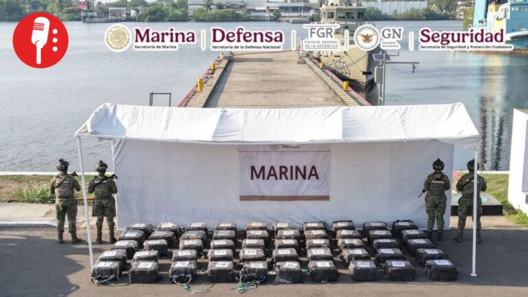Marina decomisa 1.5 toneladas de cocaína frente a las costas de Chiapas