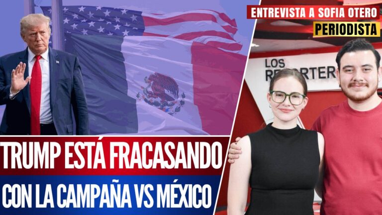 Entrevista | Trump aterrado con México; su popularidad cae terriblemente: Sofía Otero