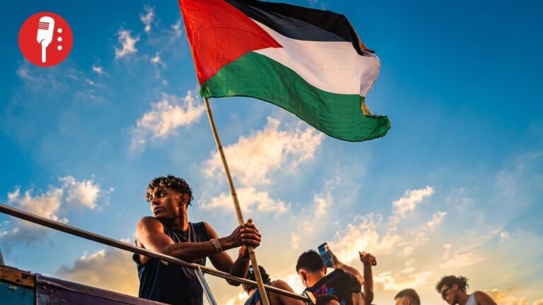 Lamine Yamal muestra la bandera palestina y desata la polémica
