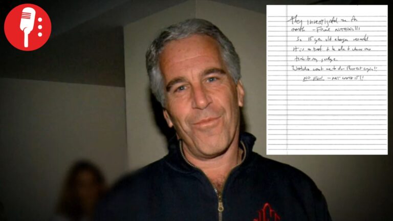 Desclasifican presunta nota de suicidio de Jeffrey Epstein