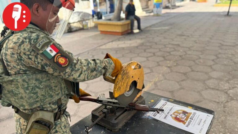 Desarme Voluntario en Sinaloa retira más de 9 mil municiones y 45 armas