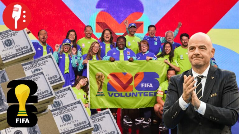 FIFA depende de 65 mil voluntarios sin sueldo mientras genera millones en Mundial 2026