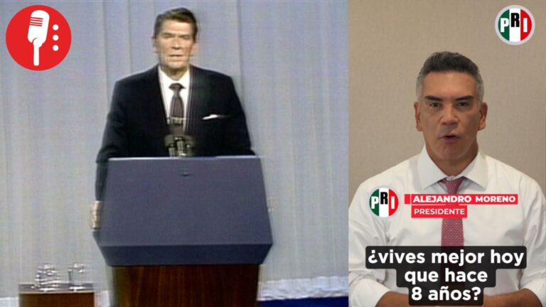 Alito recicla discurso de Reagan y exhibe falta de ideas en el PRI