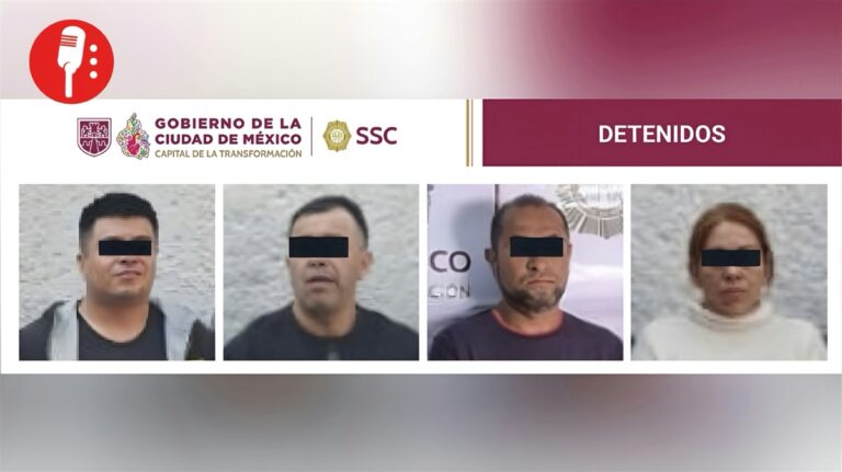 Cuatro sicarios de La Unión Tepito son detenidos en Venustiano Carranza