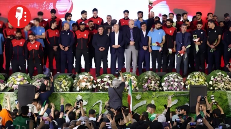 Irán se despide de su selección con fervor patriótico