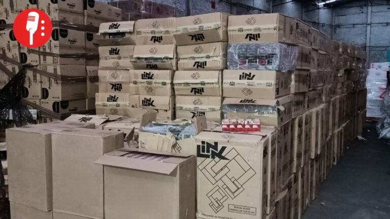 Gran decomiso de cigarros pirata en la Ciudad de México