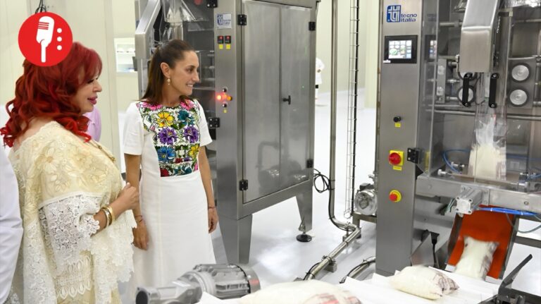 Inaugura Sheinbaum nueva planta pasteurizadora en Campeche