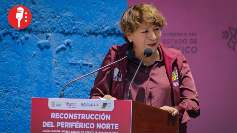 La Gobernadora del Estado de México, Delfina Gómez entrega los 108 km rehabilitados del Periférico Norte