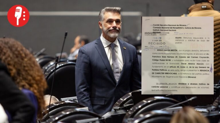 Sergio Mayer deja Morena