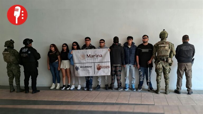 Detenidos 24 jóvenes armados en Ecatepec tras reportes de disparos