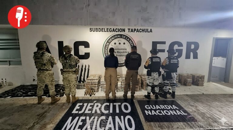 Golpe al crimen en Tapachula con decomiso histórico