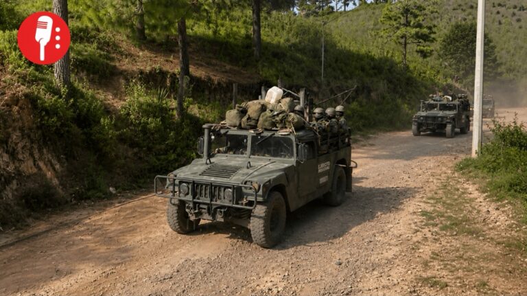 Ejército mexicano desmantela campamento y detiene a 13 en Acaponeta