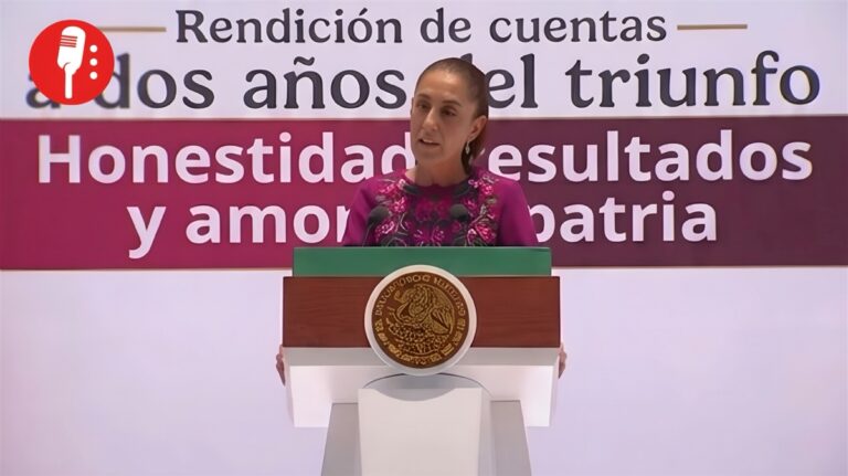Sheinbaum denuncia los “narcogobiernos” de Fox y Calderón