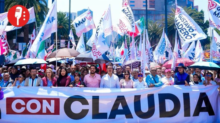 Masiva muestra de apoyo a Claudia Sheinbaum en la GAM