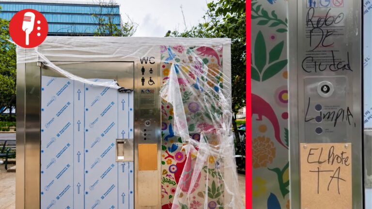 Vandalizan baños inteligentes para el Mundial 2026 antes de su inauguración en CDMX