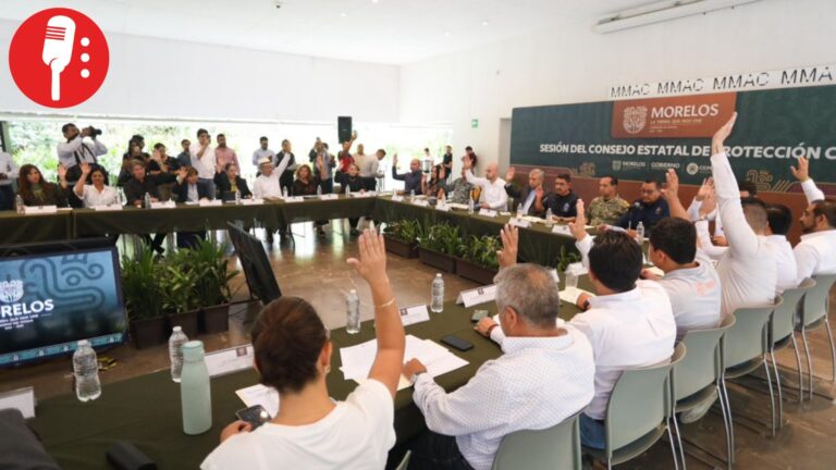 Morelos aprueba declaratorias de desastre y emergencia para municipios afectados por lluvias
