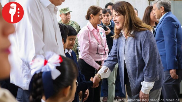 Con Honores a la Bandera, Morelos impulsa valores cívicos a la comunidad de Santa María Ahuacatitlán
