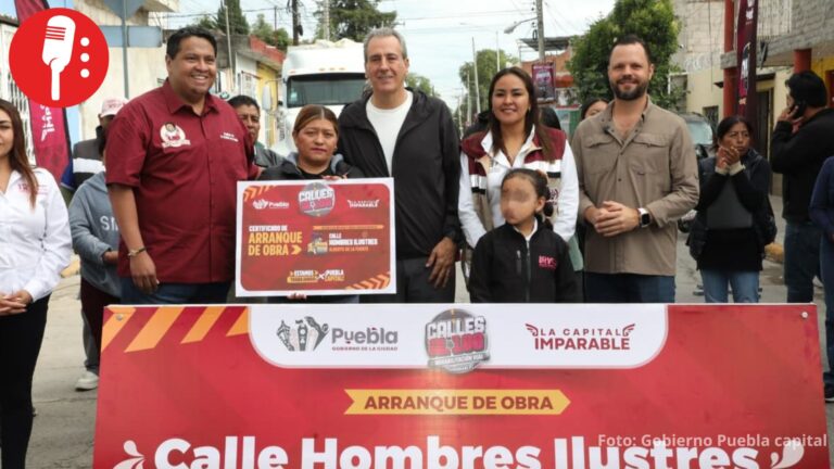 Impulsa gobierno de Puebla capital rehabilitación vial en juntas auxiliares