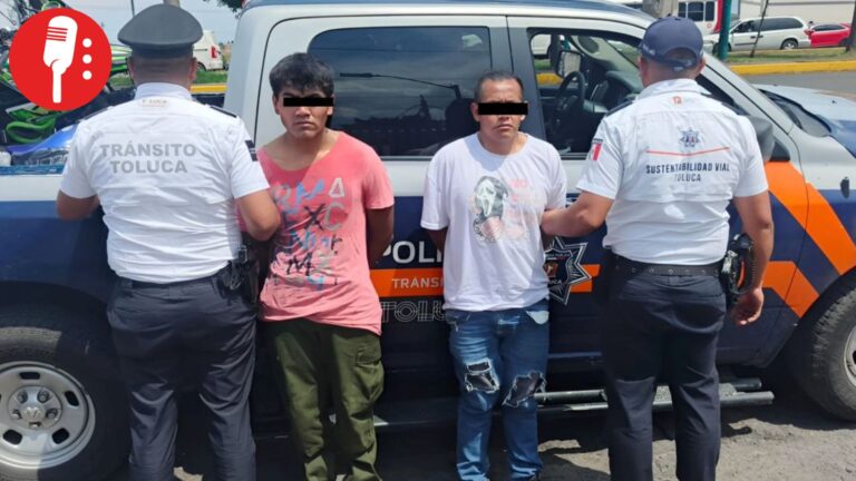 Recuperan en Toluca vehículos robados y detienen a cuatro presuntos responsables