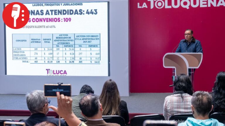 Liquidan adeudos laborales heredados y destinan más de 41 mdp en Toluca