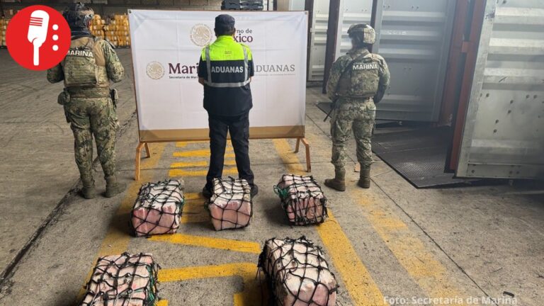 Golpe al narco: aseguran 137 kilos de cocaína en puerto de Lázaro Cárdenas